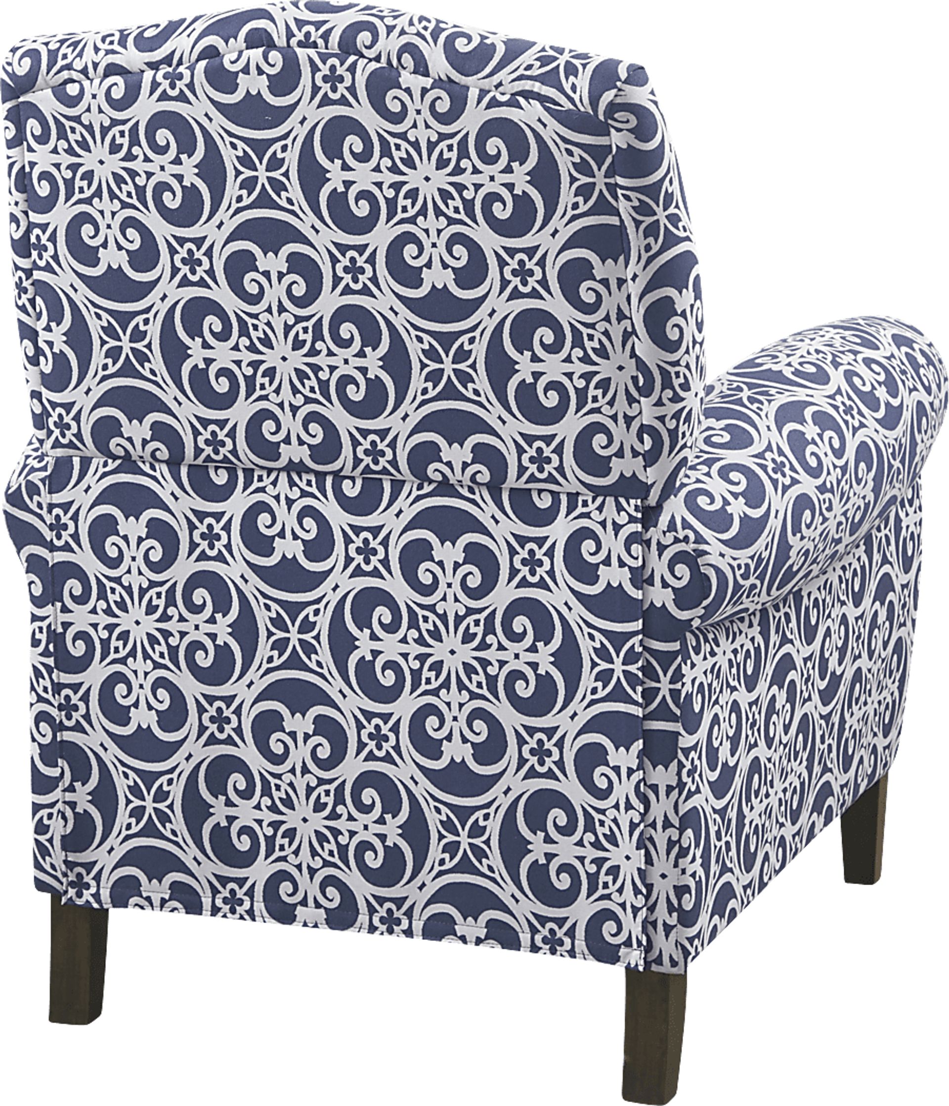 Larical Blue Recliner - Image 4