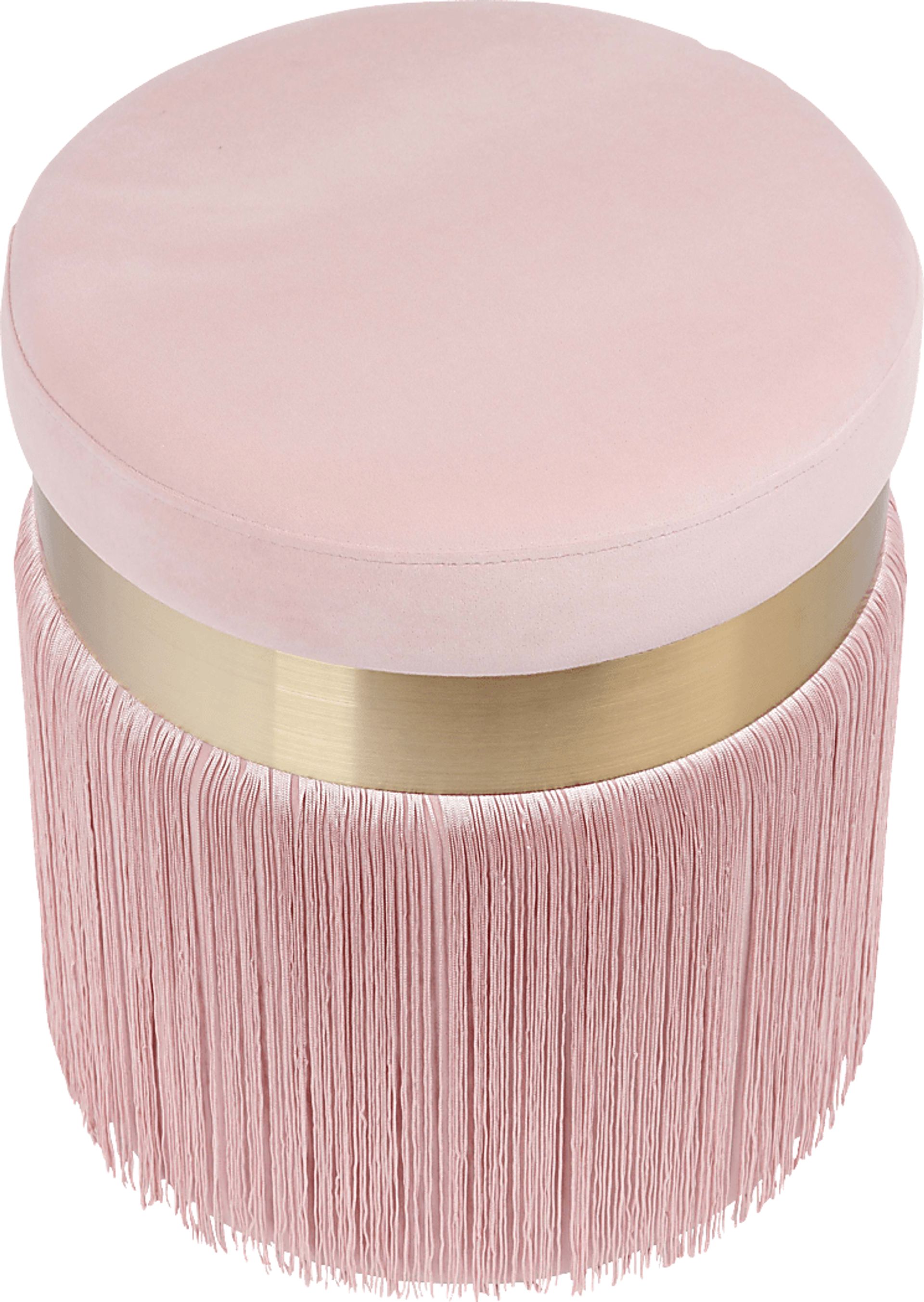 Lariel Pink Blush Ottoman - Image 3