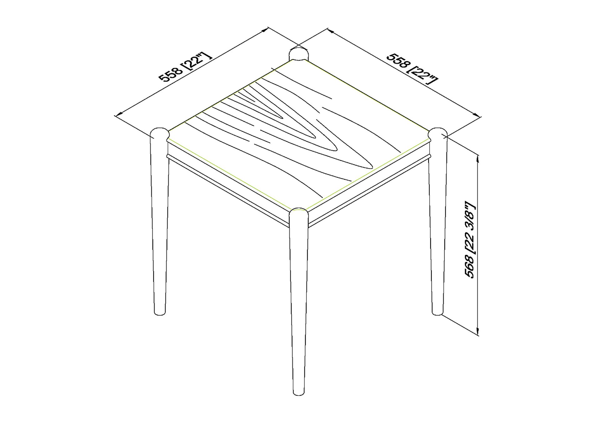 Larini II Brown End Table - Image 3