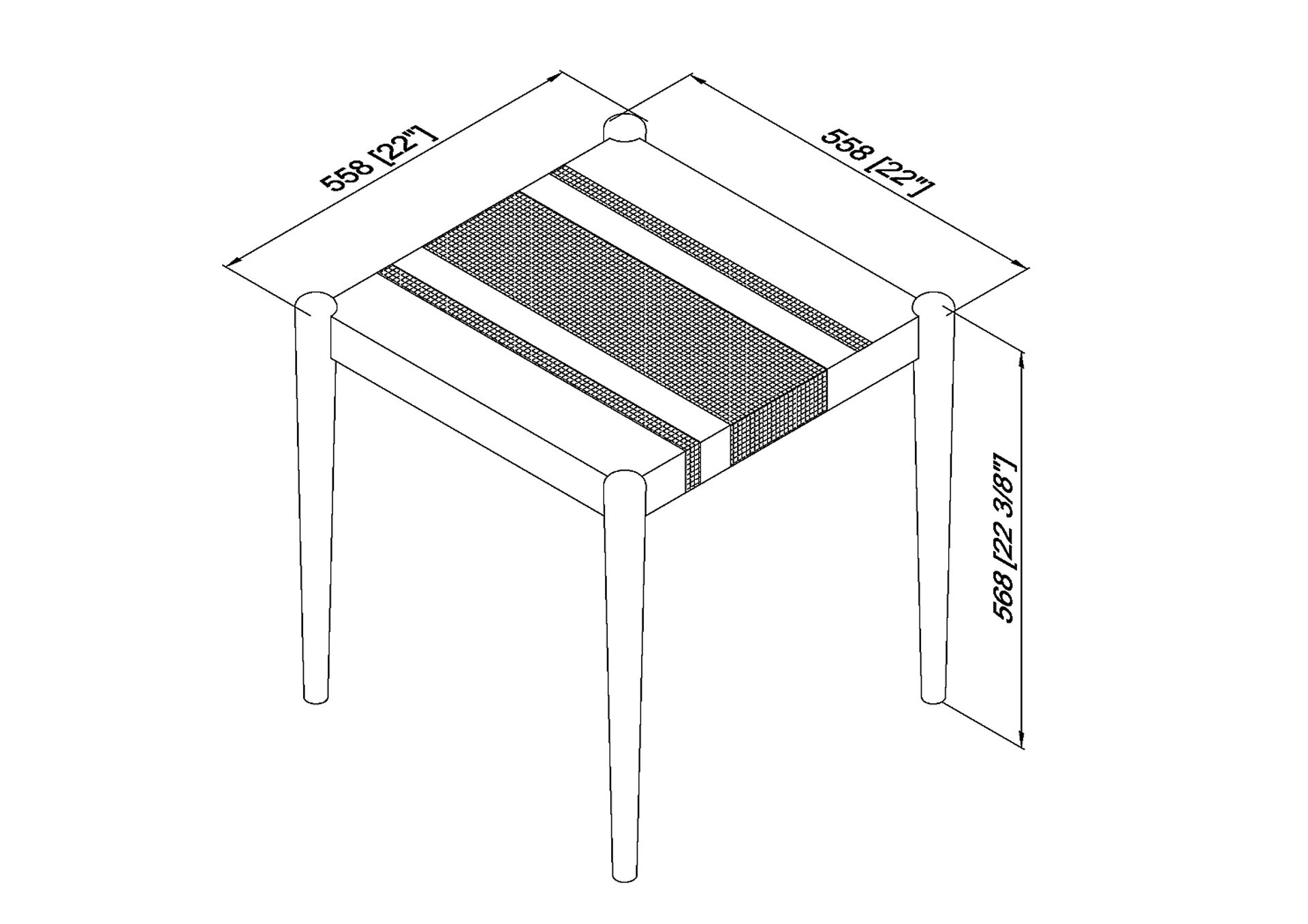 Larini III Brown End Table - Image 4
