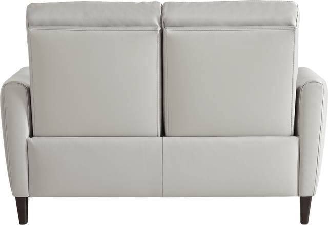 Larino Light Gray Leather 3 Pc Living Room with Dual Power Reclining Sofa - Thumbnail - Image 10