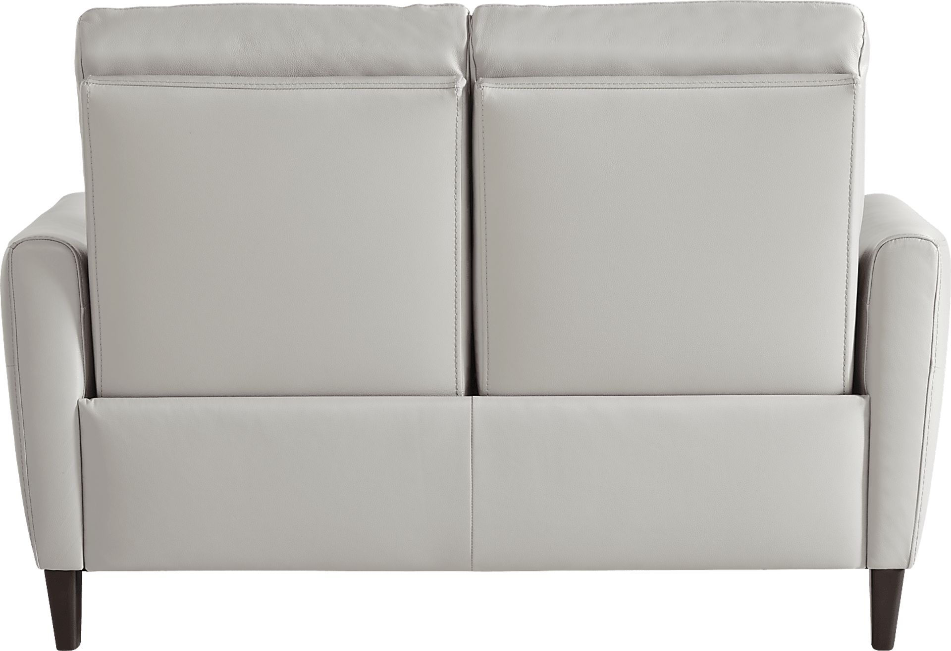 Larino Light Gray Leather 7 Pc Living Room with Dual Power Reclining Sofa - Image 10