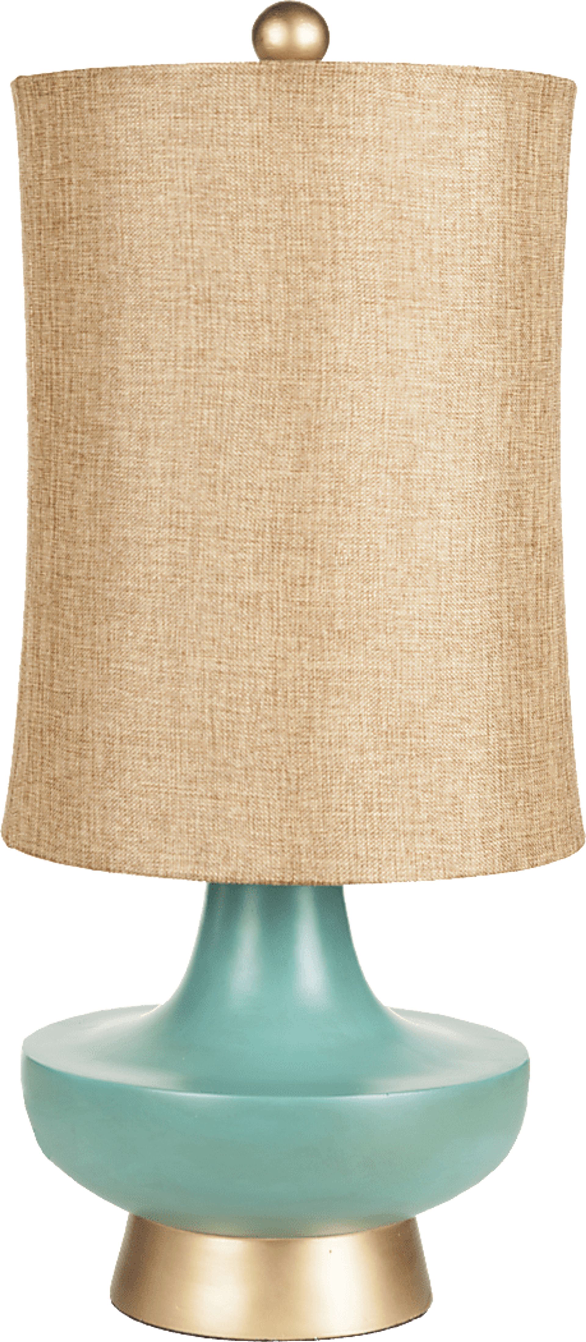 Lark Bend Aqua Lamp - Image 1