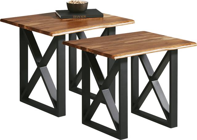 Lark Brown Set of 2 End Tables - Thumbnail - Image 1