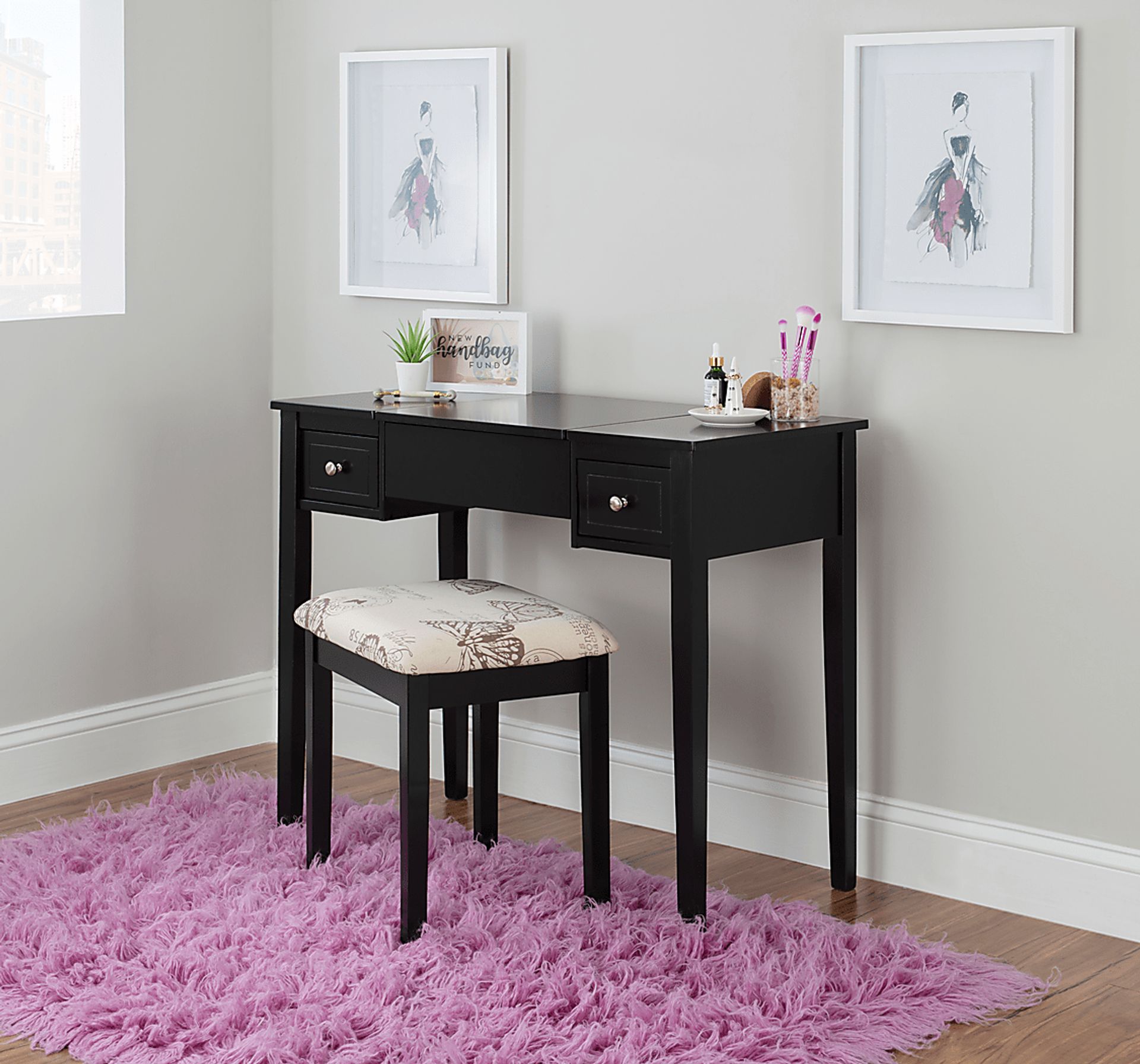 Larkbunting Black Vanity Set - Image 2