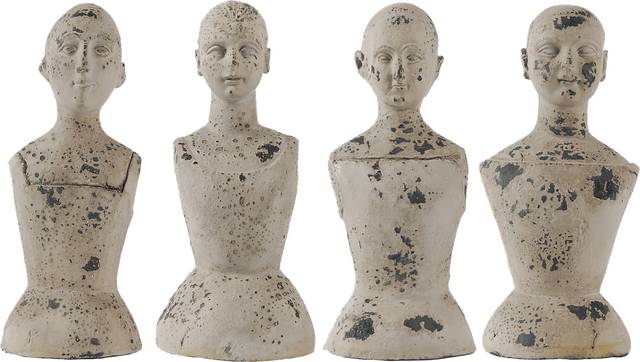 Larkfield White Sculptures Set of 4 - Thumbnail - Image 1