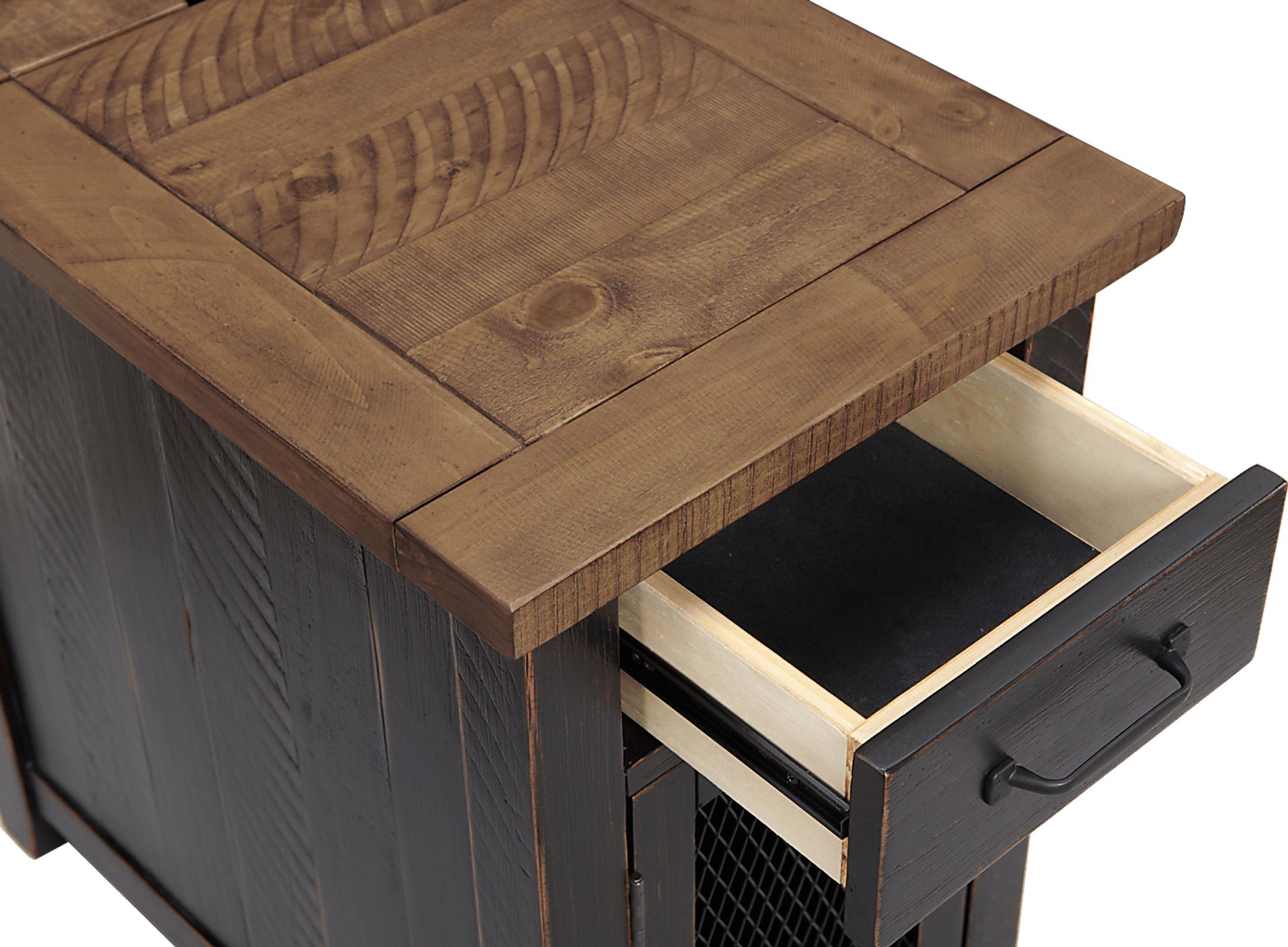Larkhall Black Chairside Table - Image 4