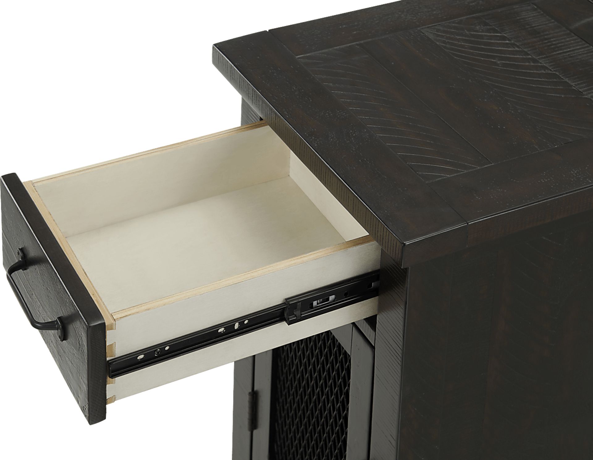 Larkhall Brown Chairside Table - Image 4