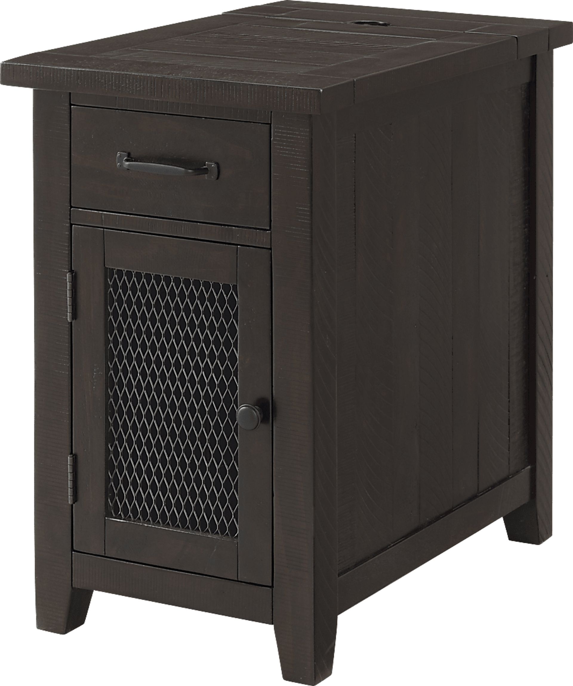 Larkhall Brown Chairside Table - Image 1