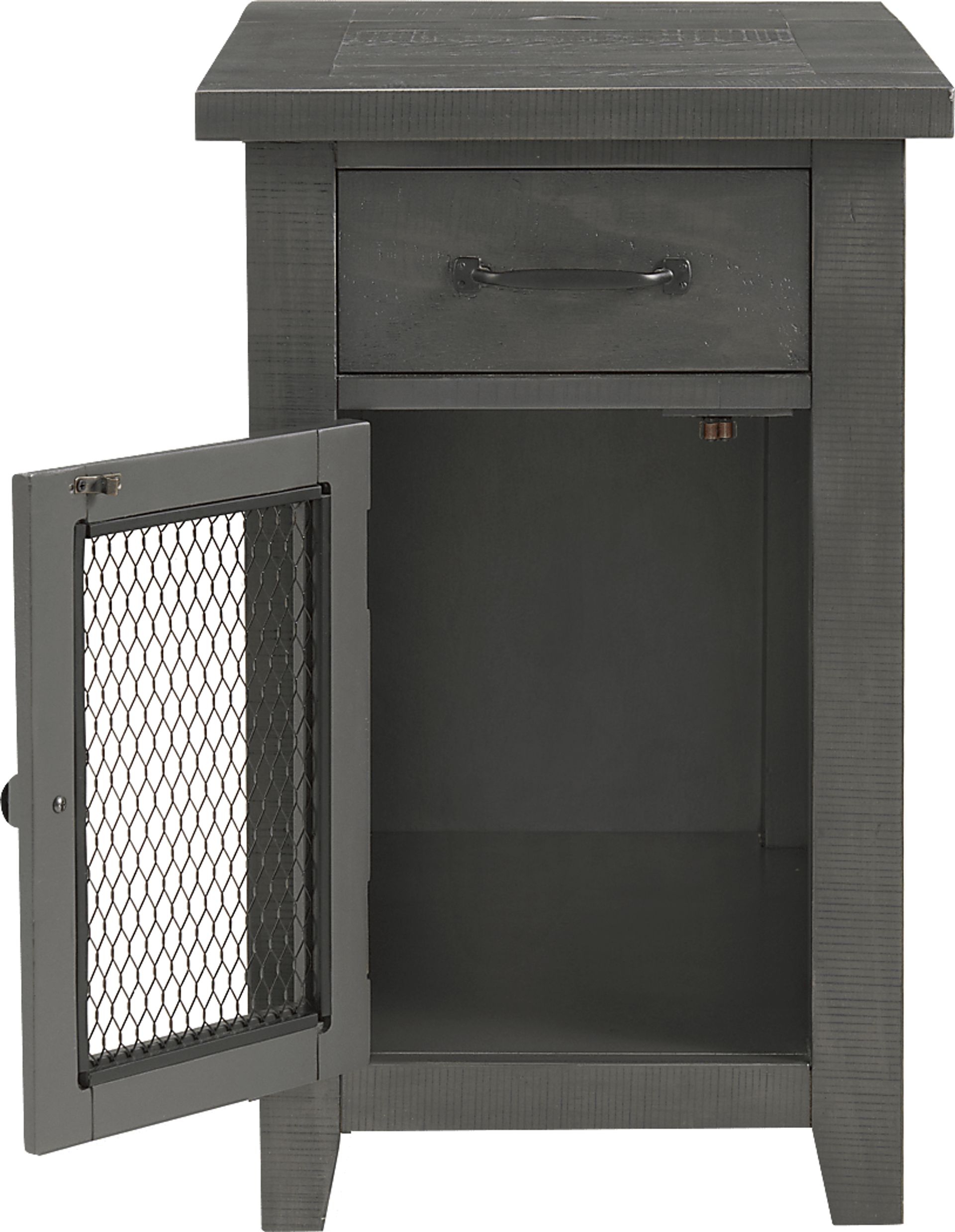 Larkhall Gray Chairside Table - Image 2