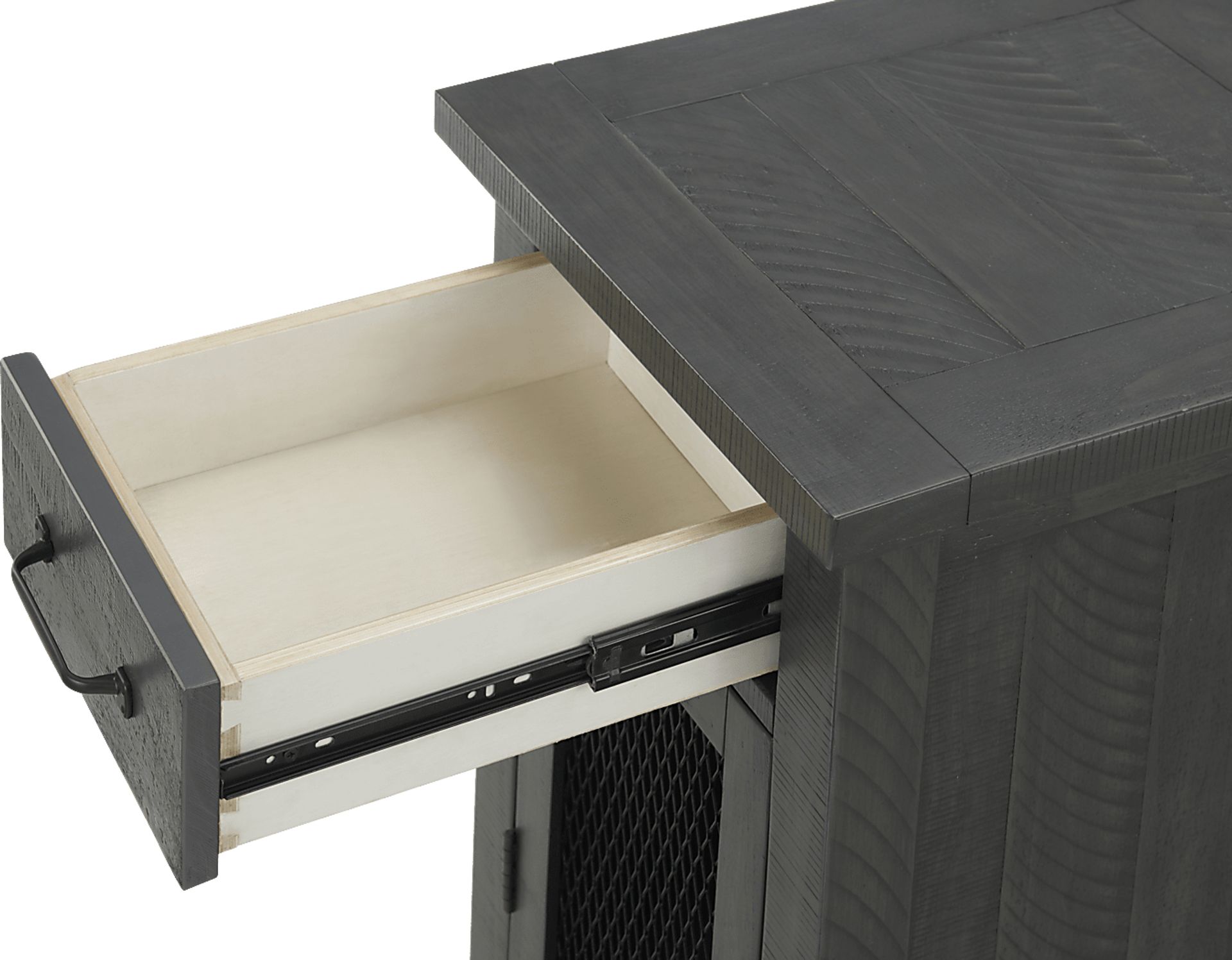 Larkhall Gray Chairside Table - Image 3