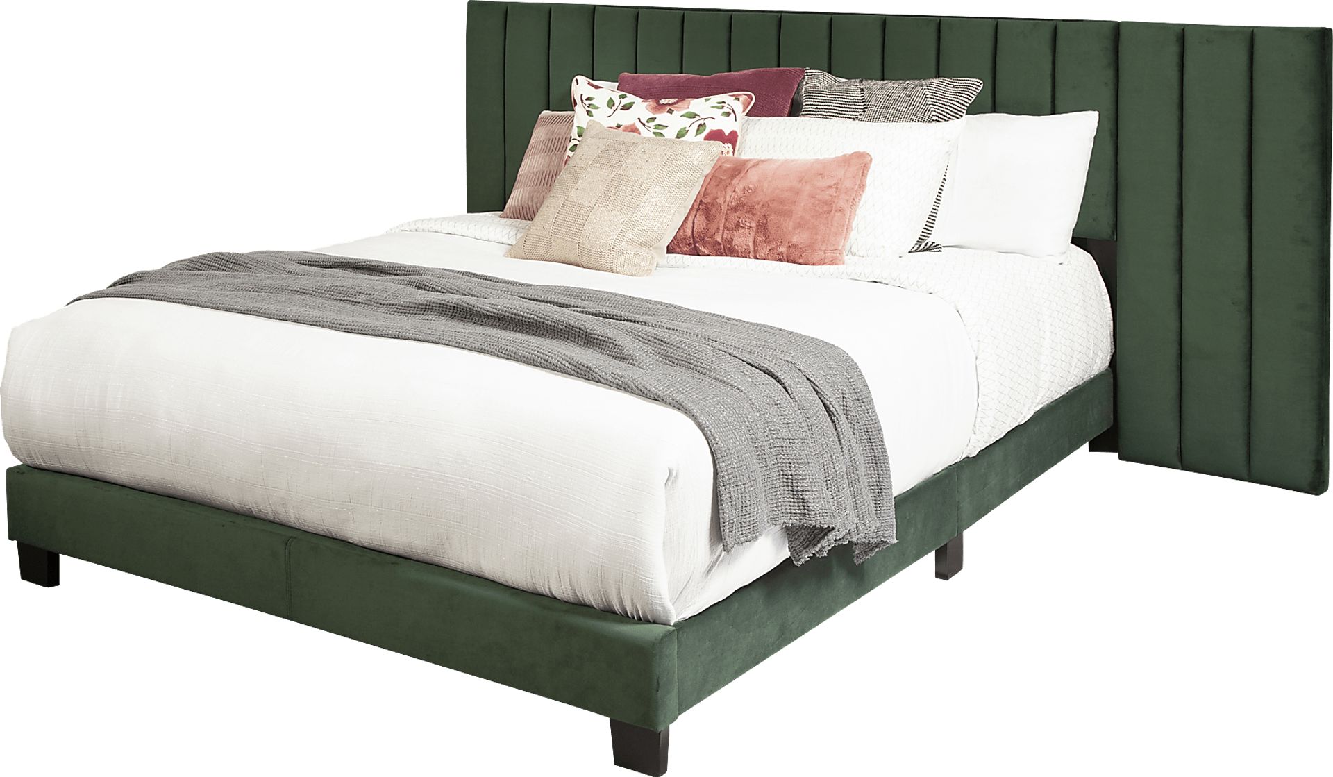 Larkhaven Green Queen Bed - Image 3