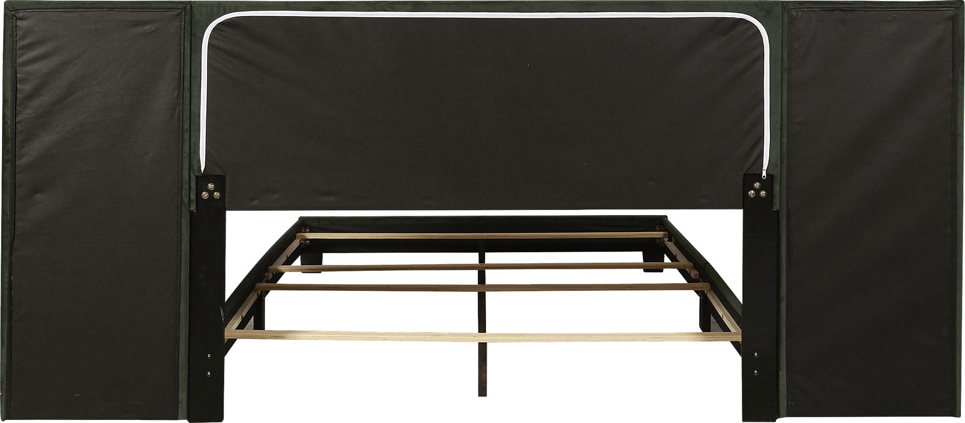 Larkhaven Green Queen Bed - Image 4
