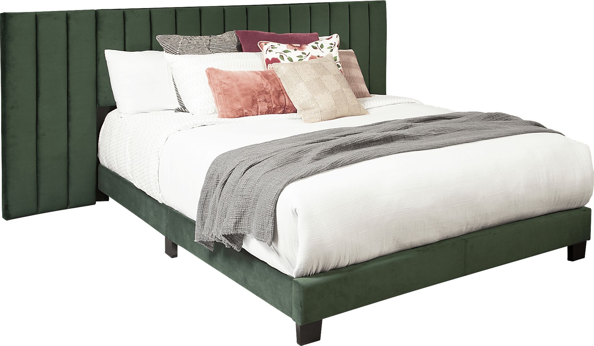 Larkhaven Green Queen Bed - Image 1