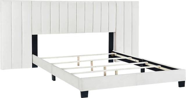 Larkhaven White Queen Bed - Thumbnail - Image 4