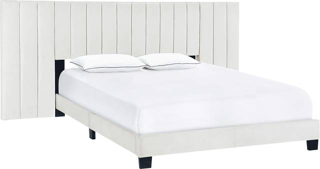 Larkhaven White Queen Bed - Thumbnail - Image 1