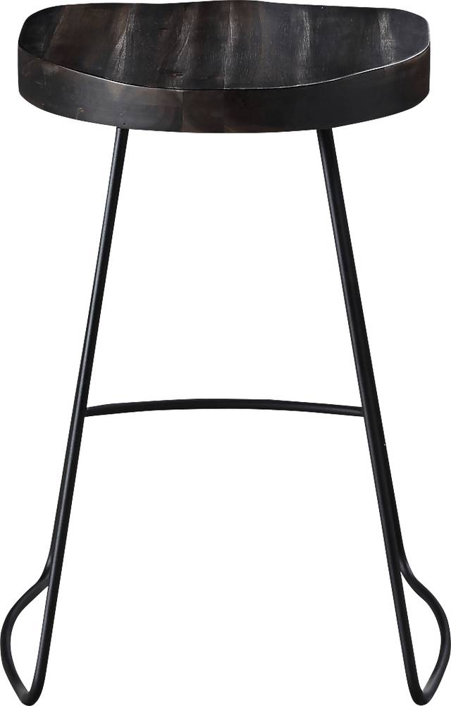 Larkmartin Brown Swivel Barstool - Thumbnail - Image 2
