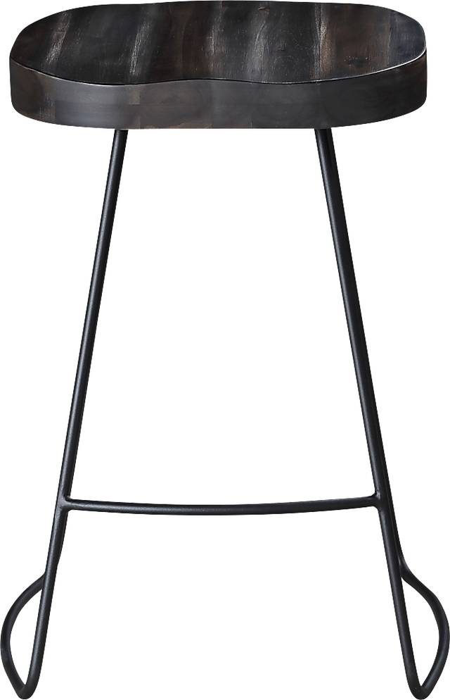 Larkmartin Brown Swivel Barstool - Thumbnail - Image 3