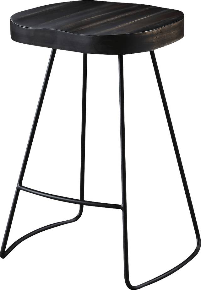 Larkmartin Brown Swivel Barstool - Thumbnail - Image 1