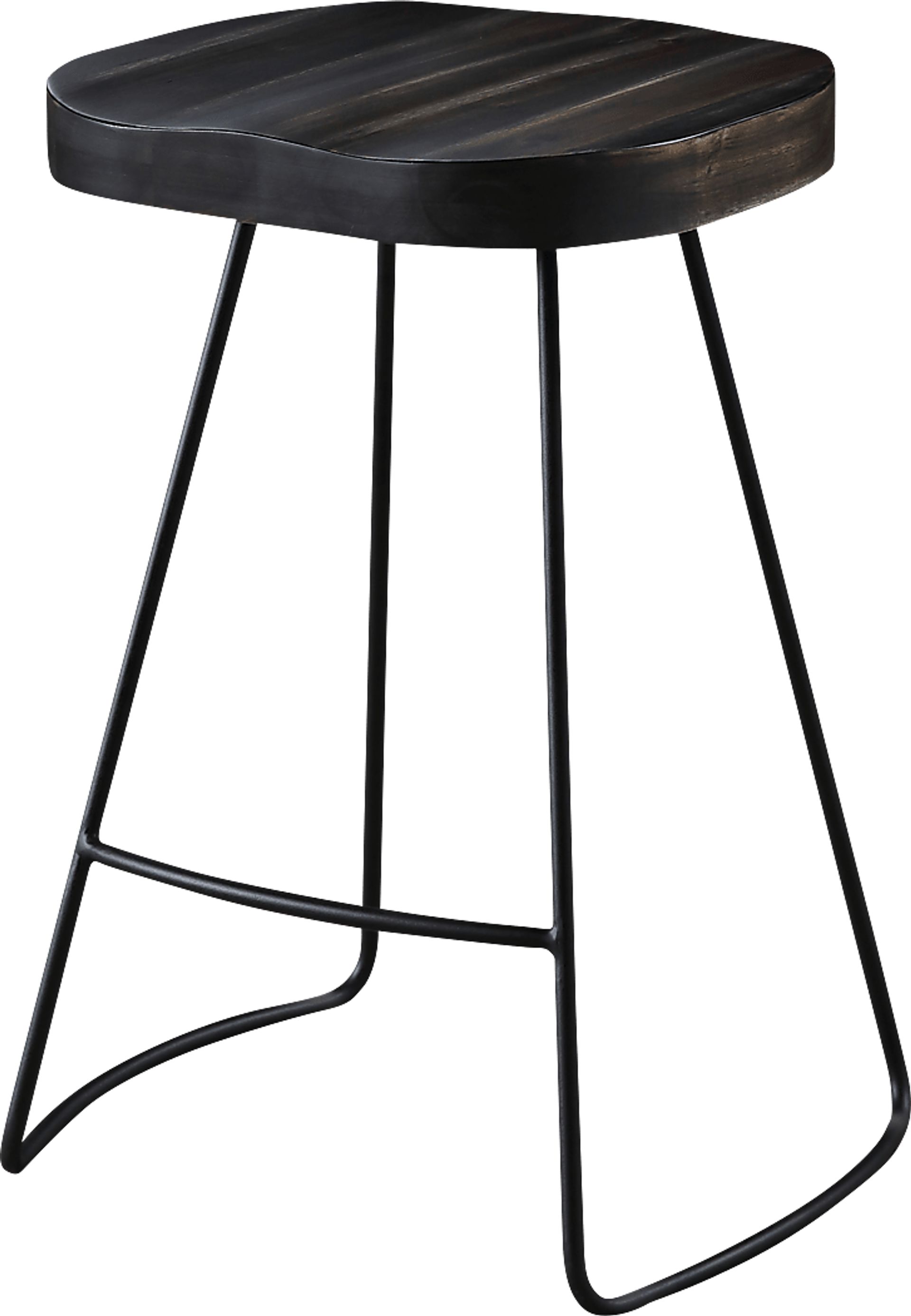 Larkmartin Brown Swivel Barstool - Image 1