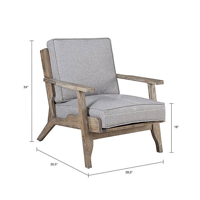 Larkview Gray Accent Chair - Thumbnail - Image 2