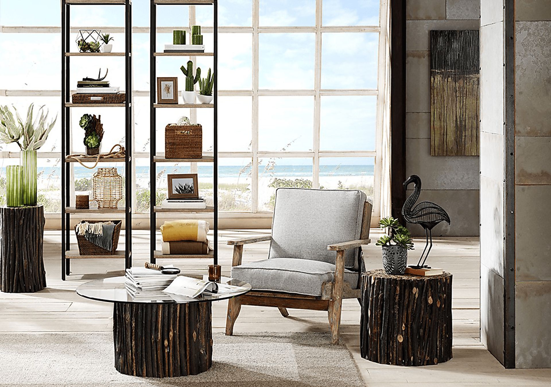 Larkview Gray Accent Chair - Image 3