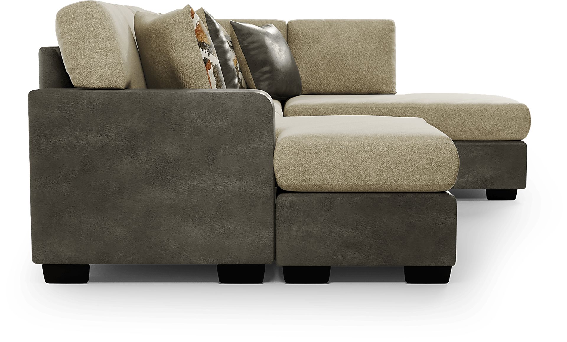 Larna Park Taupe 2 Pc Sectional - Image 5
