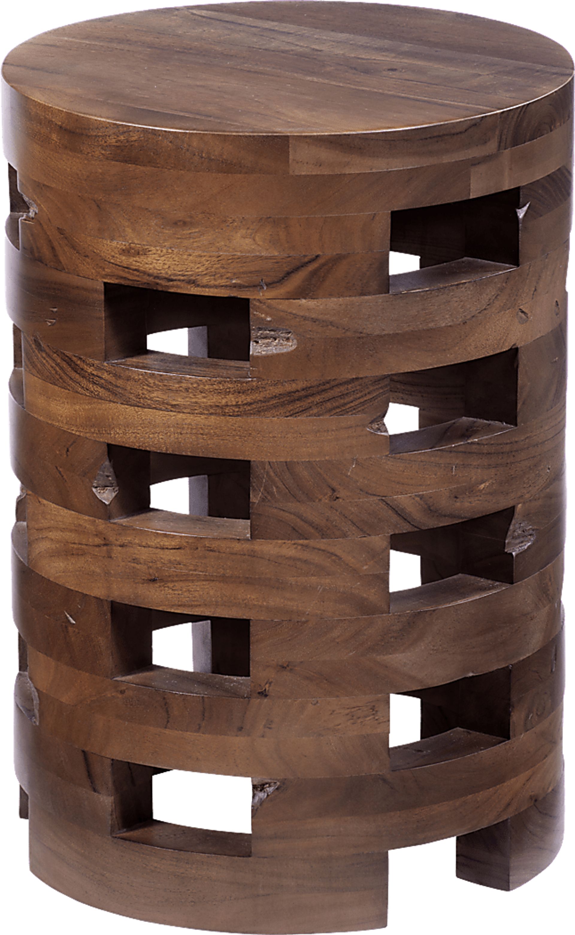 Larouche Brown Accent Table - Image 1