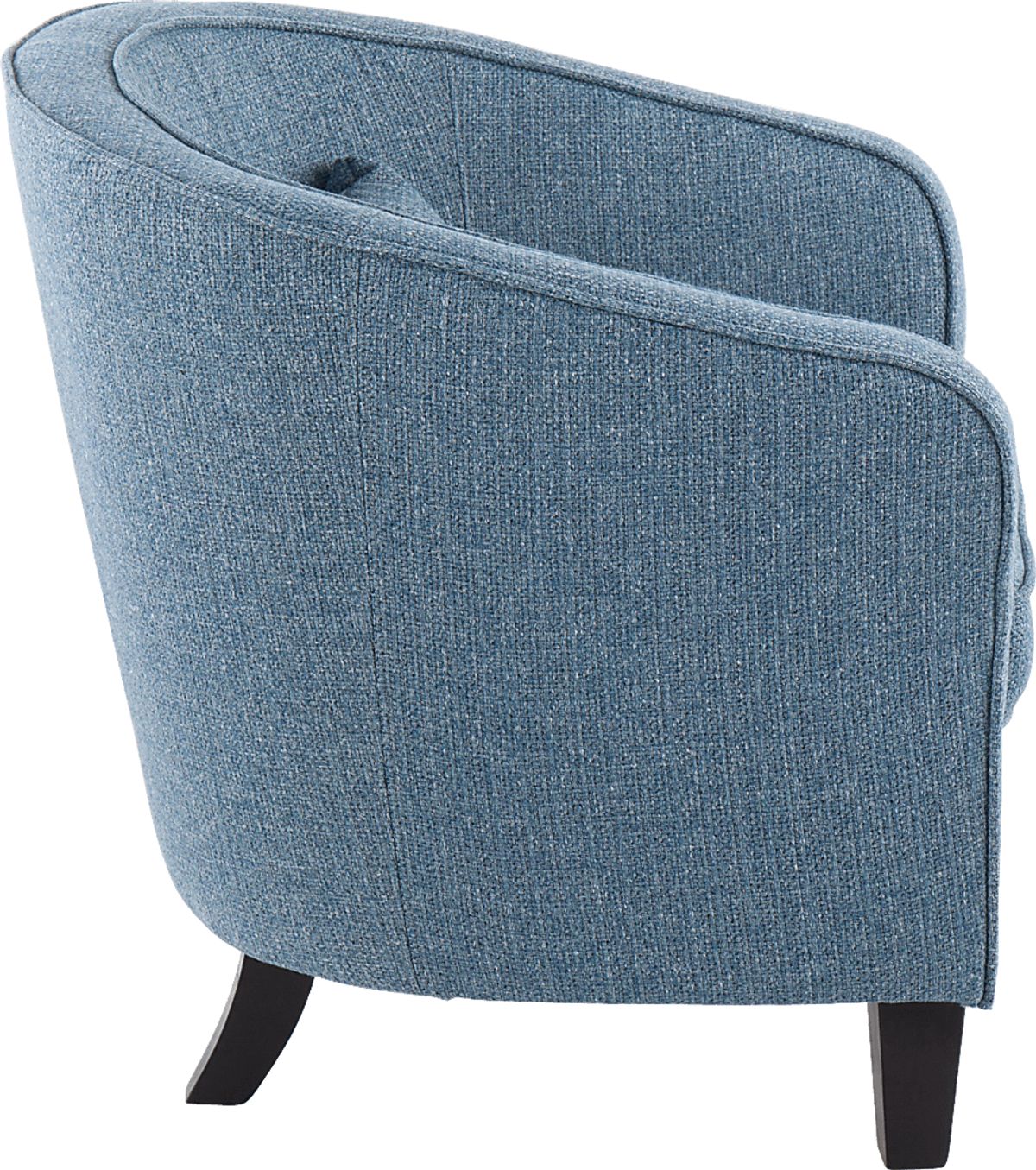 Larrabee Blue Polyester Fabric Accent Chair | Rooms to Go
