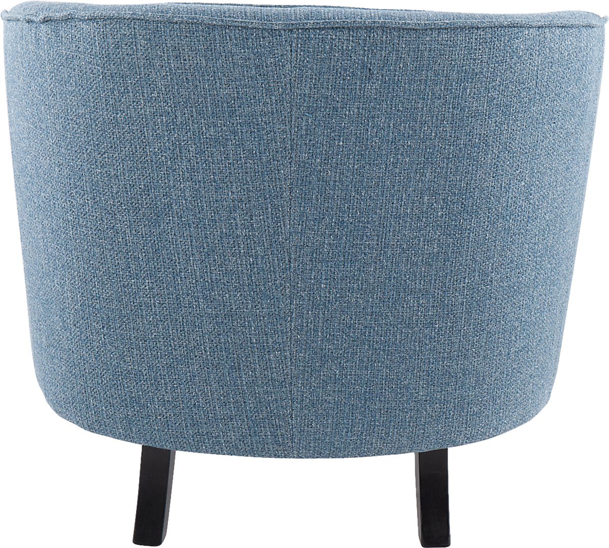 Larrabee Blue Polyester Fabric Accent Chair | Rooms to Go