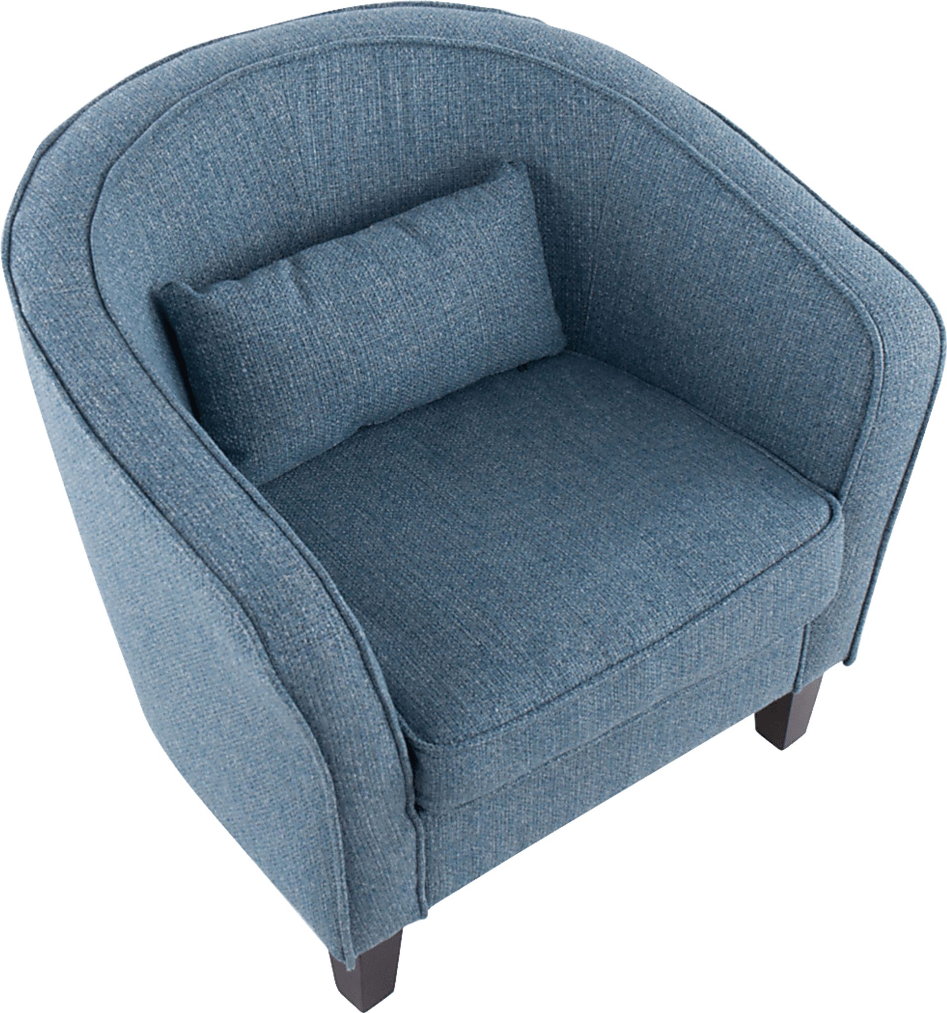 Larrabee Blue Accent Chair - Image 6