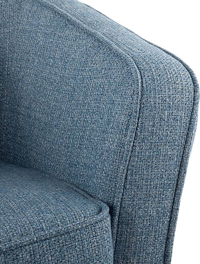 Larrabee Blue Accent Chair - Thumbnail - Image 7