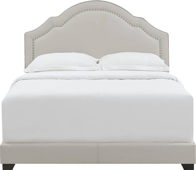 Larrea Gray Queen Bed - Thumbnail - Image 2