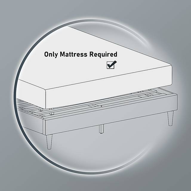 Larrimore Gray Twin Platform Bed - Thumbnail - Image 3