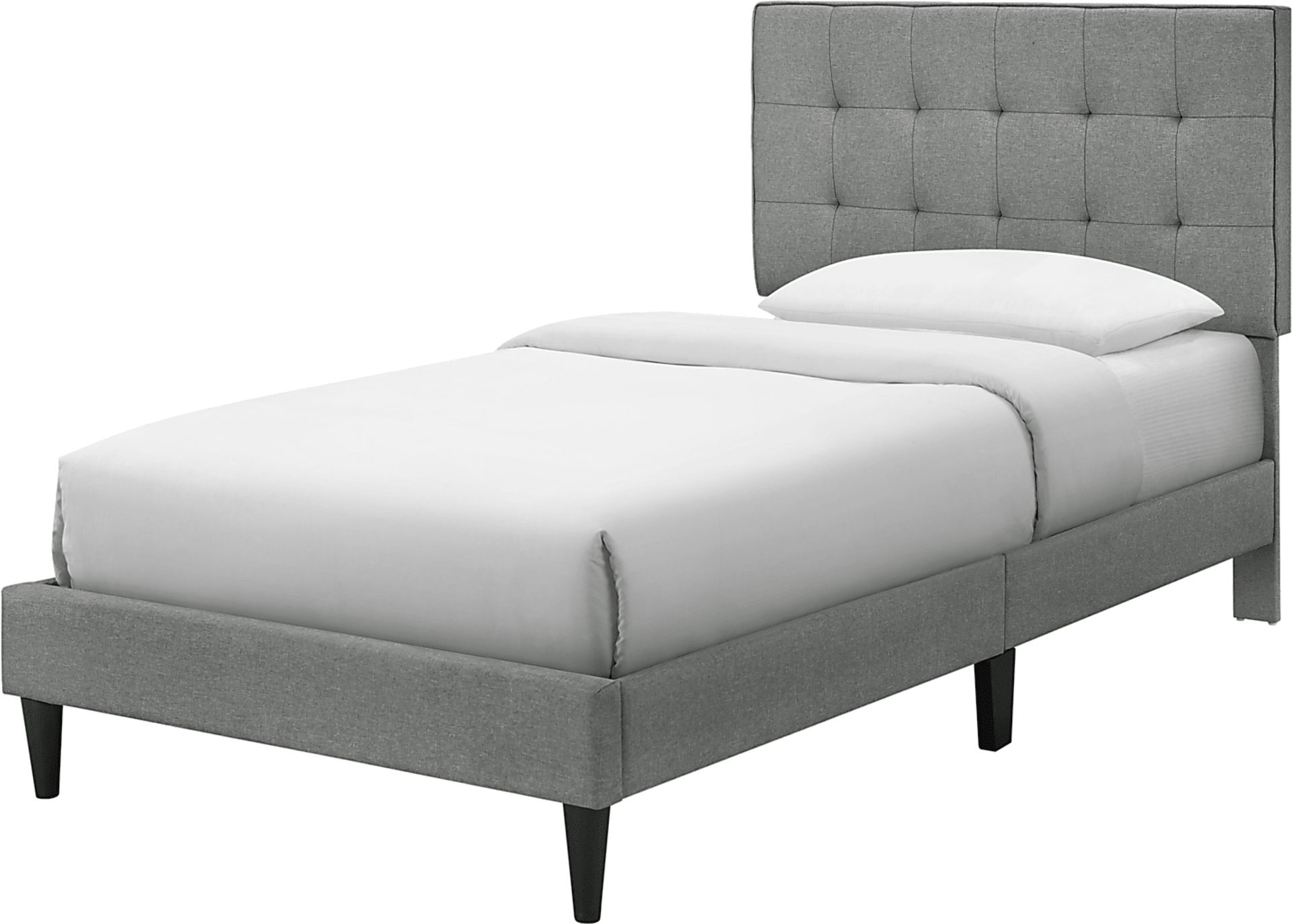 Larrimore Gray Twin Platform Bed - Image 1
