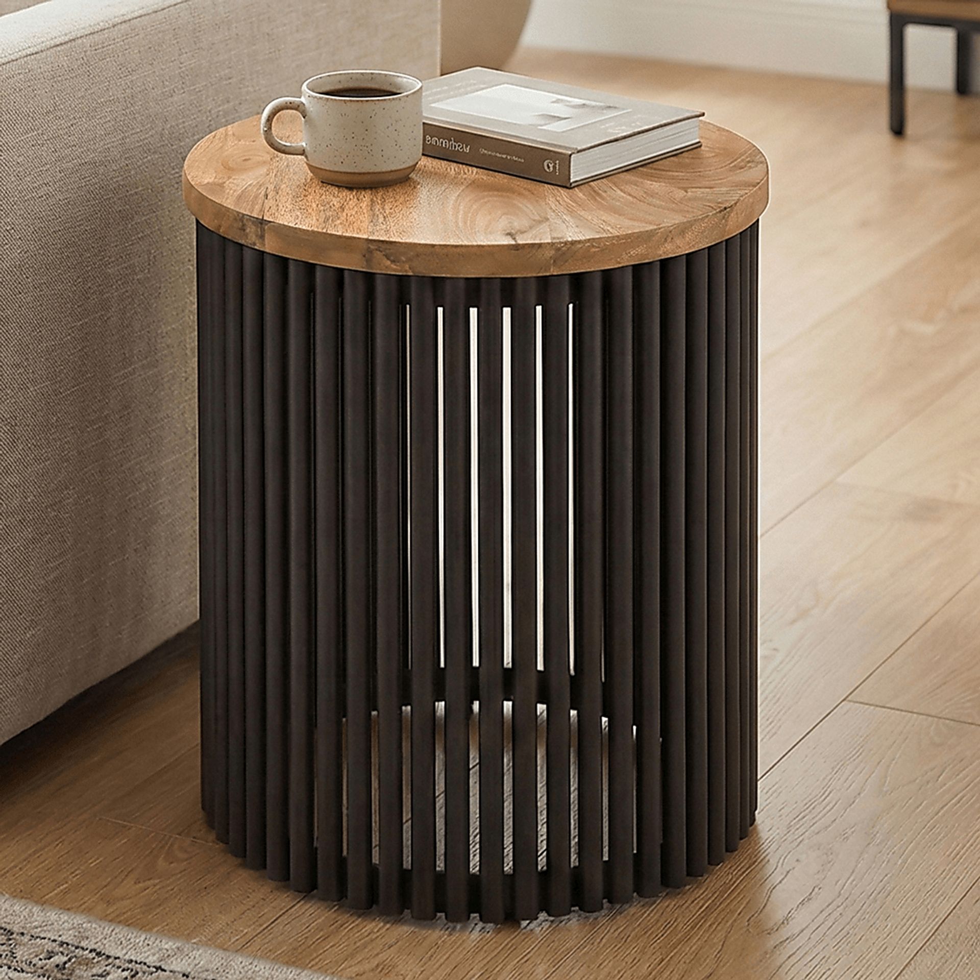 Larsen Brown Accent Table - Image 2