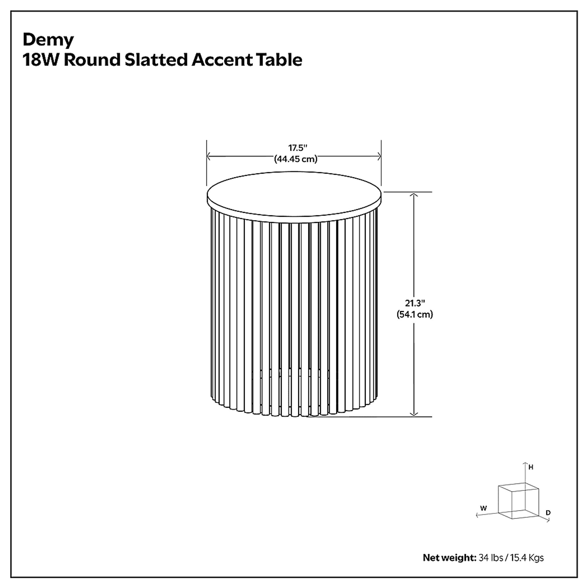 Larsen Brown Accent Table - Image 4
