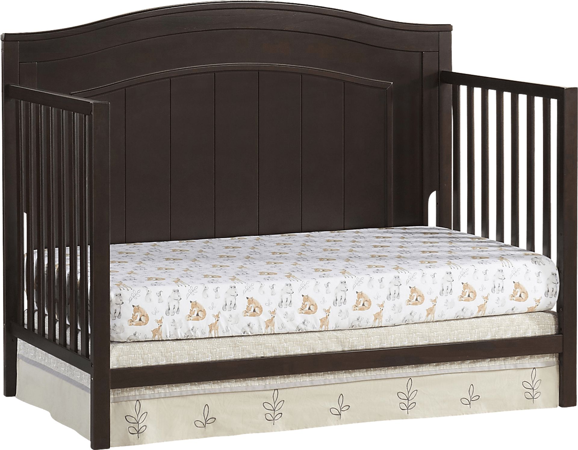Larton Espresso Convertible Crib - Image 4