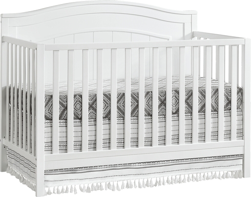 Larton White Convertible Crib