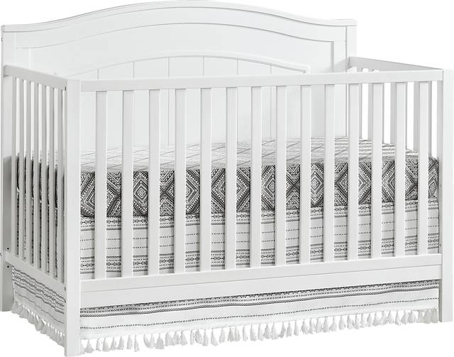 Larton White Convertible Crib - Thumbnail - Image 1
