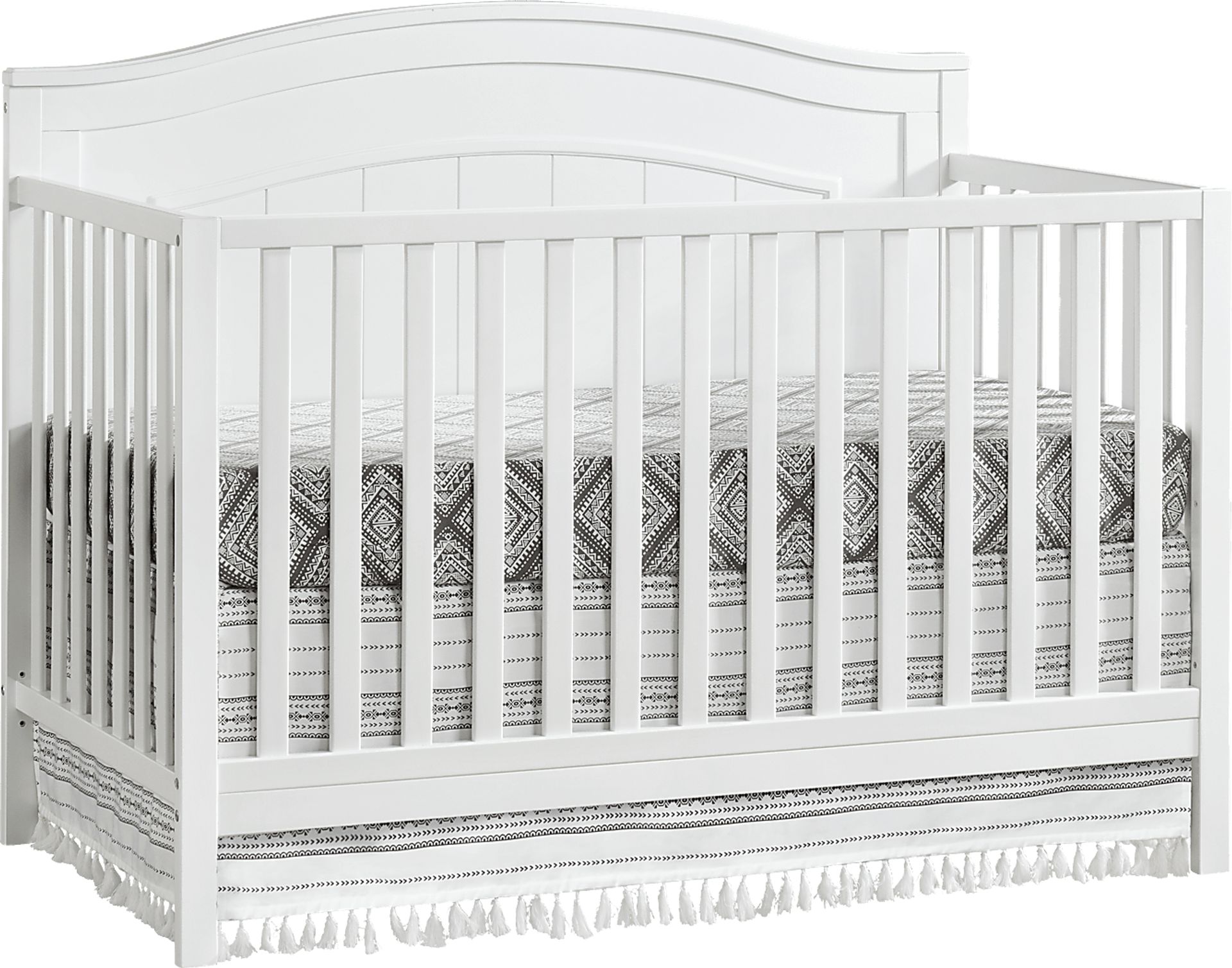 Larton White Convertible Crib - Image 1