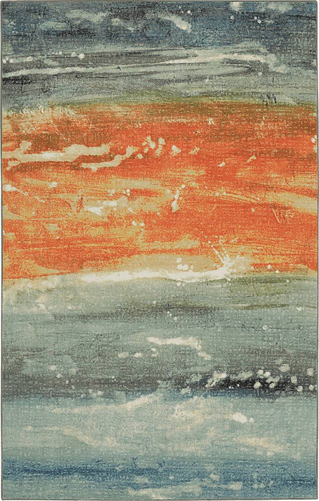 Larya Blue 7'6 x 10' Rug - Thumbnail - Image 1