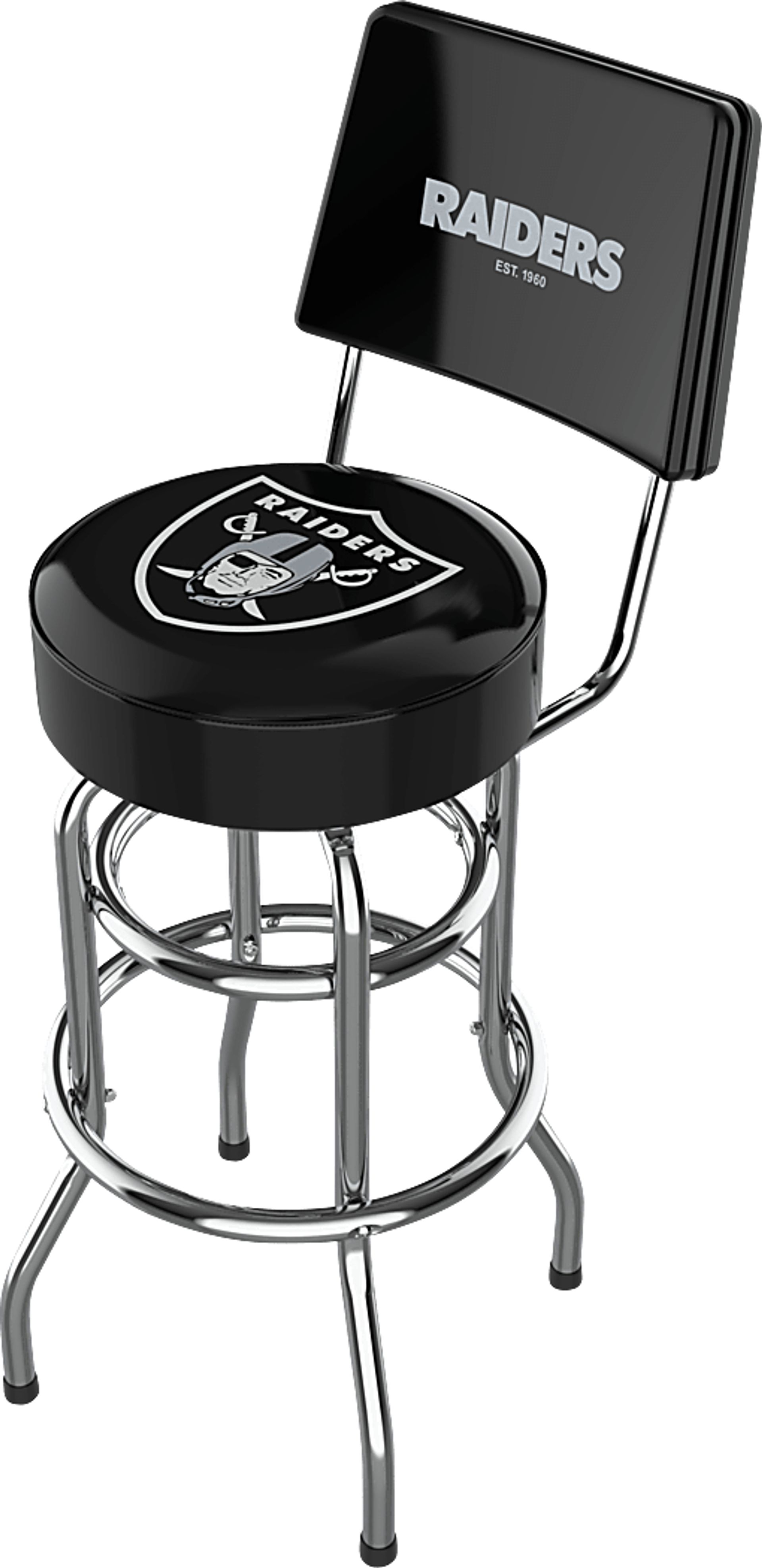 Las Vegas Raiders Black Barstool - Image 1