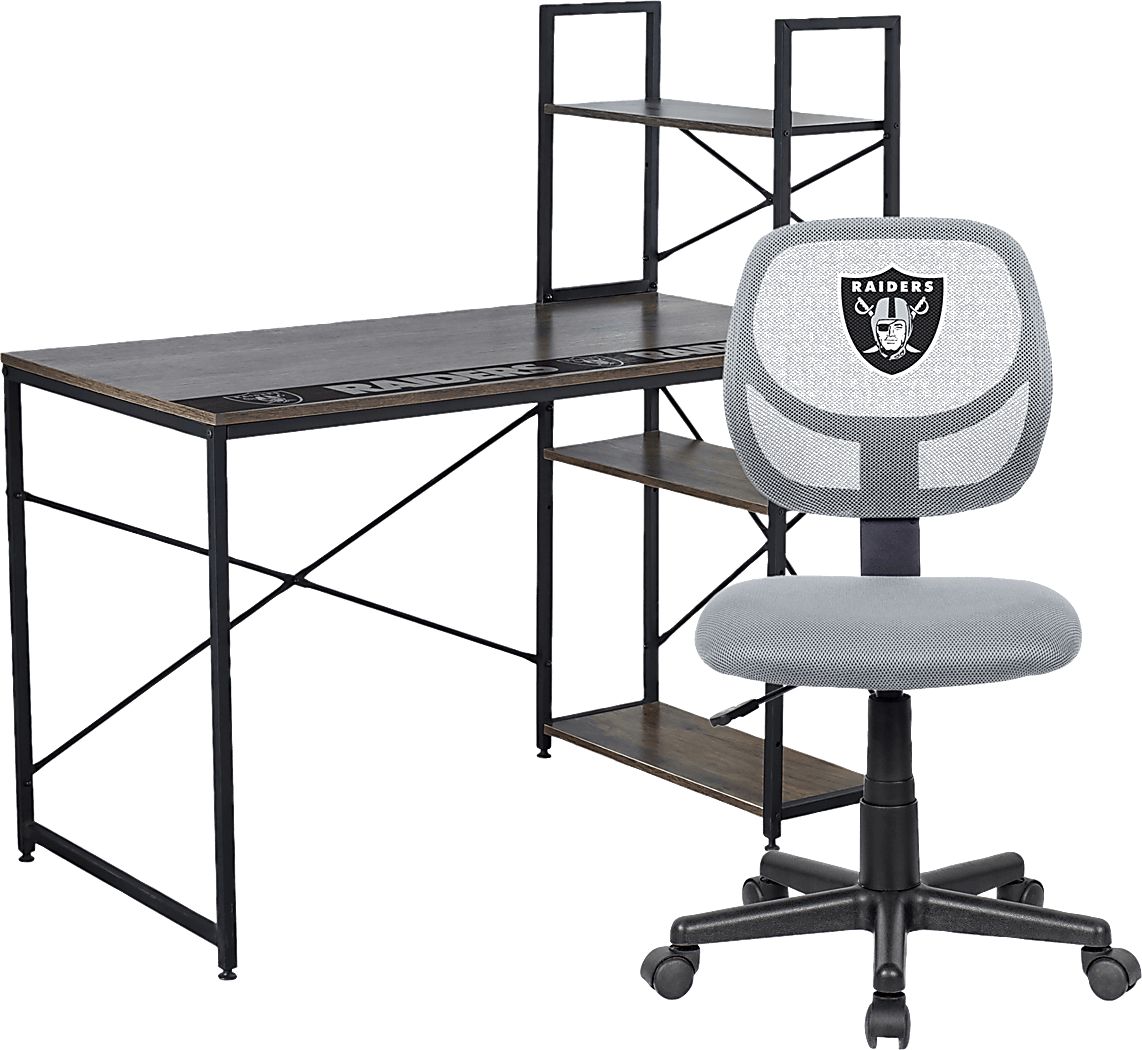 Las Vegas Raiders Desk and Chair Set