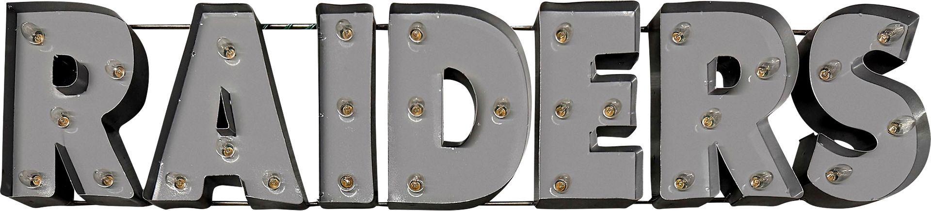 Las Vegas Raiders Gray Metal Wall Decor - Image 1