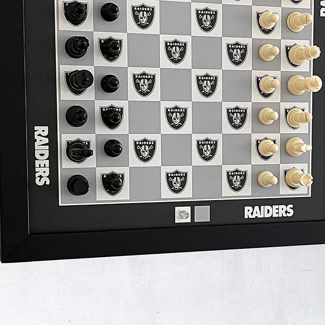 Las Vegas Raiders Wall Chess Set - Thumbnail - Image 4