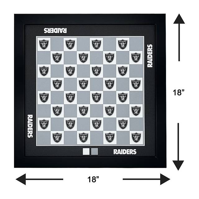 Las Vegas Raiders Wall Chess Set - Thumbnail - Image 6