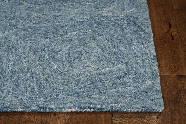 Laselle Navy 7'6 x 9'6 Rug - Thumbnail - Image 2
