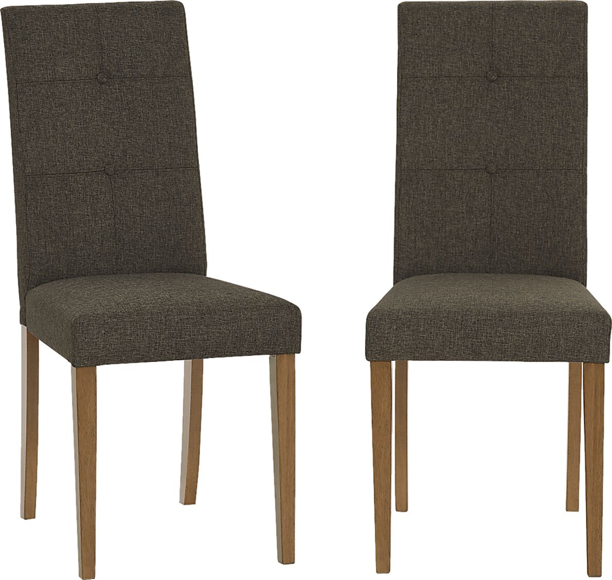 Lasena Gray Dining Chair, Set of 2