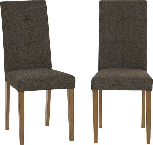 Lasena Gray Dining Chair, Set of 2 - Thumbnail - Image 1